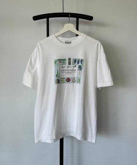 00s GREY STONE "vegetable" s/s tee L