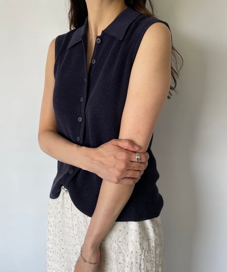 DKNY mesh knit tops