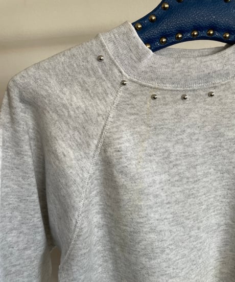 DEAD STOCK 80s Hanes sweat gray