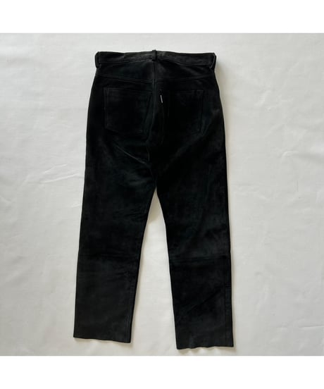 Europe vintage PIG SUEDE LEATHER Pants