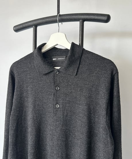 Wool 3B Knit Polo shirt
