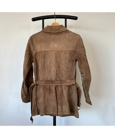 70-80s Vintage Pig leather suede Jacket