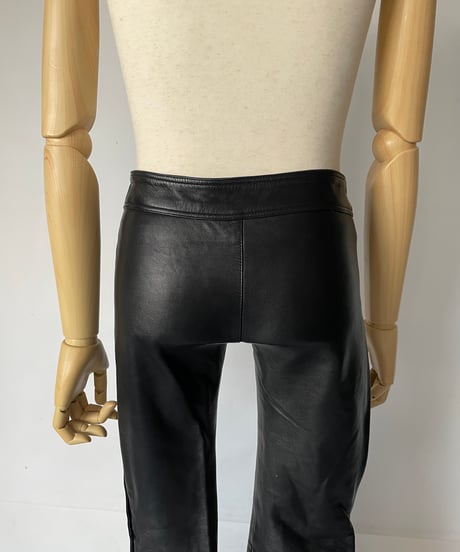 Lace up leather Pants