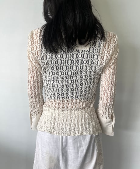 MADE IN FRANCE see-through shirt　2