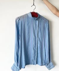 Europe vintage silk design blouse