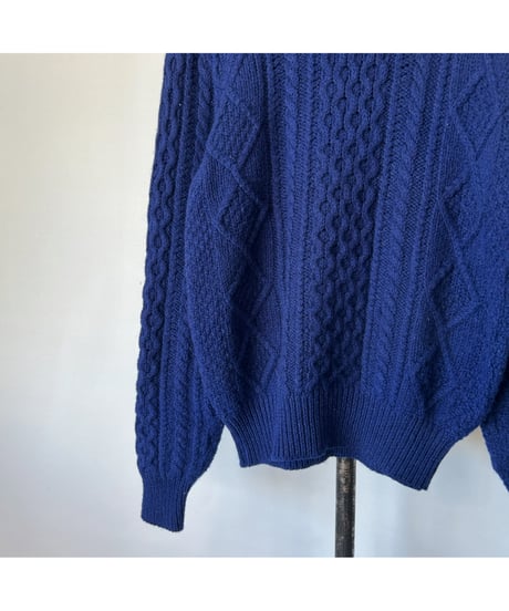 90s Aran knit sweater