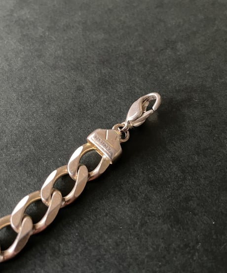 80s Europe vintage sterling silver  bracelet　made in Italy