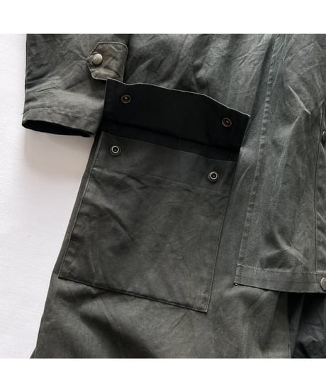 Vintage DROVER STATION Oiled Duster Coat