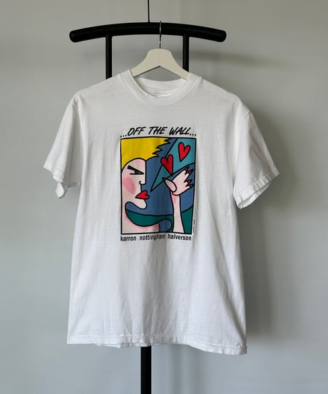 90s "off the wall..." s/s tee M