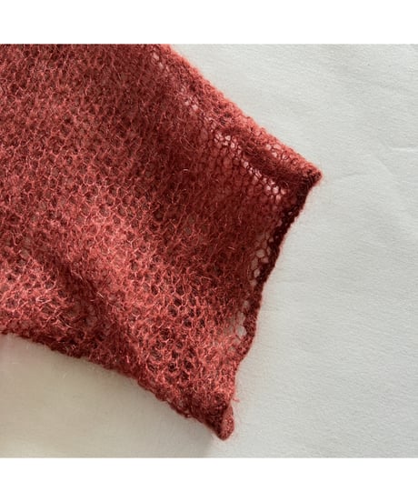 Net knit tops