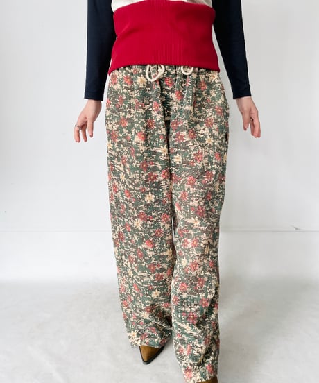 NAM ”Waist Wrap Camo Mesh Digital Aloha Pants” desert