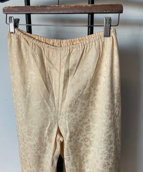 70s~80s Pajama pants (Flower pattern）