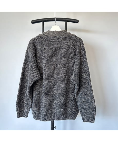 90s CLUB ROOM Half-button Melange Knit