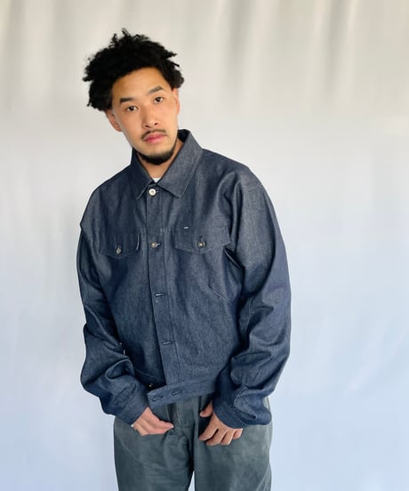 NAM "TRUMPET TRUCKER JACKET INDIGO RIGID"
