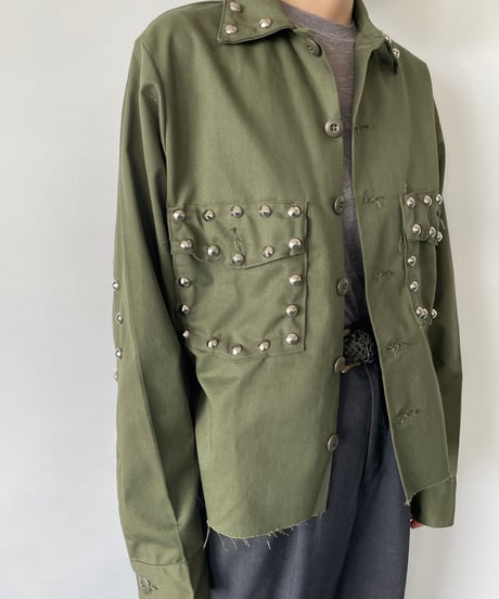 DEAD STOCK US ARMY Utility Studs Shirt