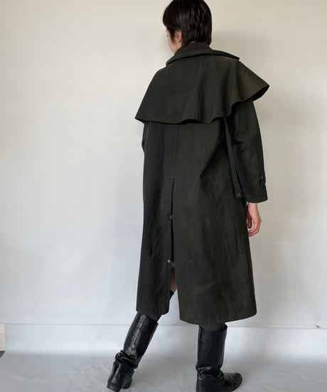 Vintage DROVER STATION Oiled Duster Coat