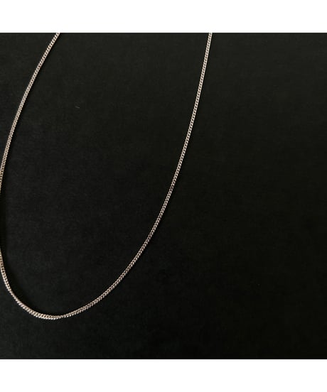 Vintage Silver 925 tiny chain necklace design Curb ⑧