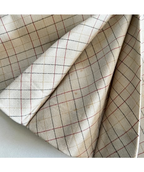 GIVENCHY Wool Check Skirt