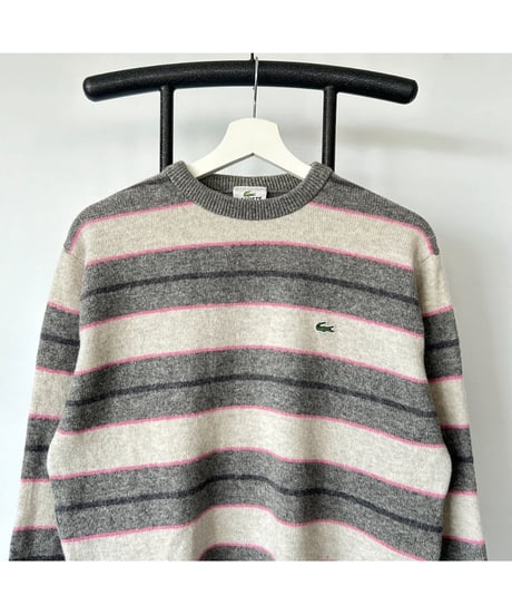 LACOSTE Border Knit