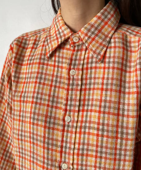 Dead Stock 70s Wool Linen Shirt