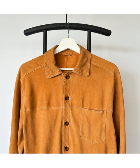 80s Vintage GOAT SUEDE LEATHER Shirt