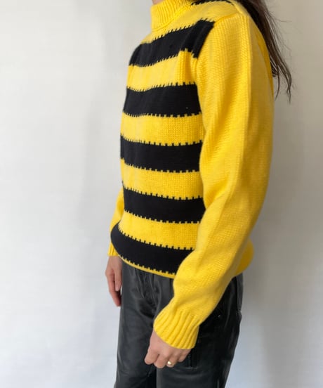Dead Stock 80s Killer bee Knit