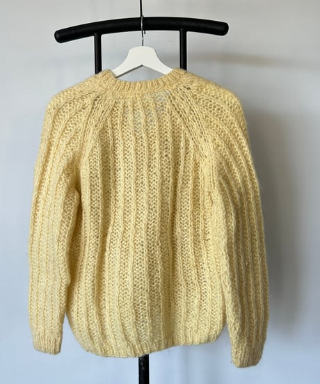 Vintage V-Neck Hand Made Knit