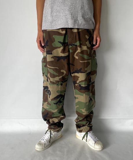 02s US.ARMY WOODLAND CAMO COMBAT PANTS