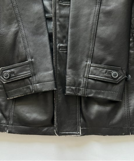 Vintage Leather Car Coat
