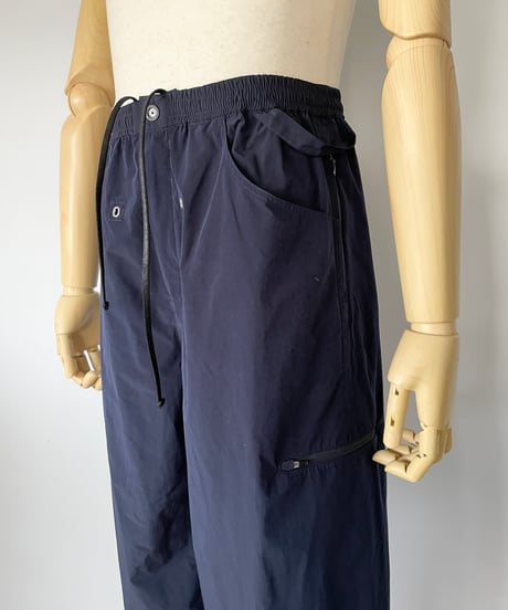 rajabrooke WIND BREAKER PANTS "NAVY"