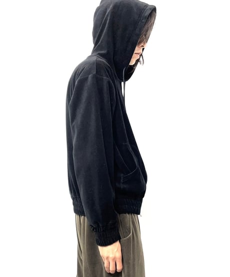 ANDER "VELOUR ZIP HOODIE"