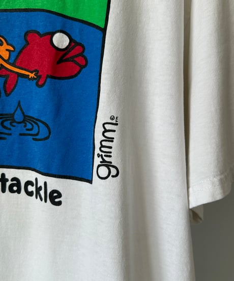 90s grimm "fishing tackle" s/s tee L