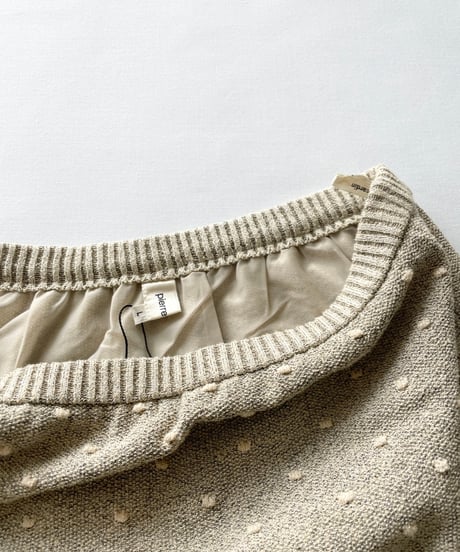 Europe Dot knit skirt