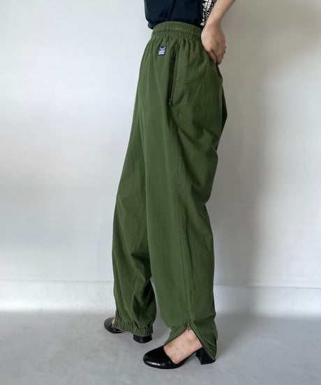 Hem zip Khaki trousers