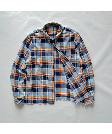 80s Check Zip-up Blouson