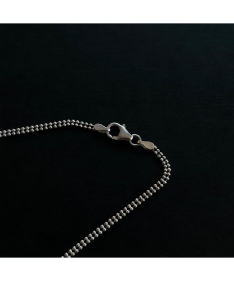 DEAD STOCK Vintage Italy 925 tiny chain Ball
