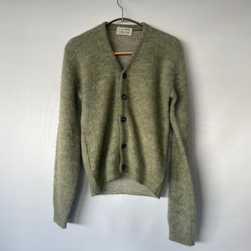 60s Sears mohair cardigan M | Clout