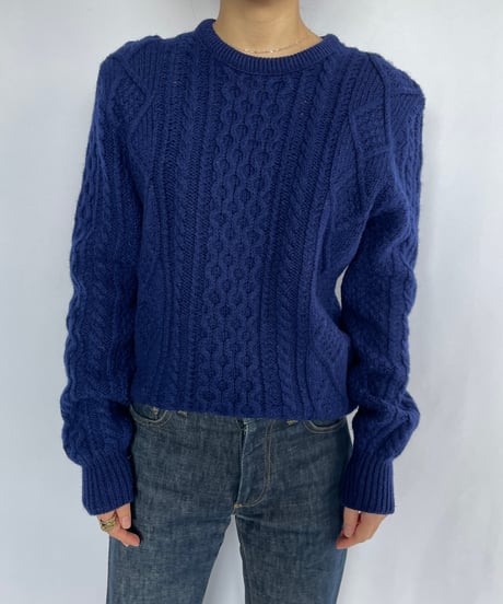 90s Aran knit sweater