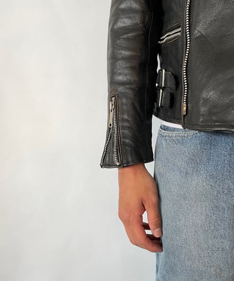 80s UK double riders jacket