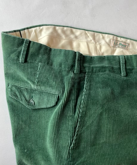 70-80s LL.Bean corduroy pants "green"