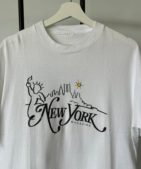 90s "NEWYORK MAGAZINE" s/s tee