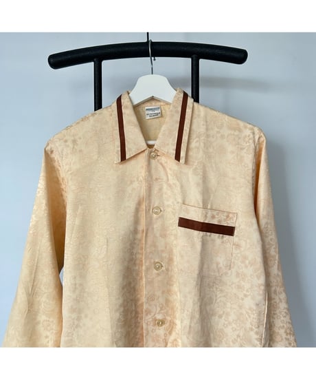 70s~80s Pajama shirt (Flower pattern)