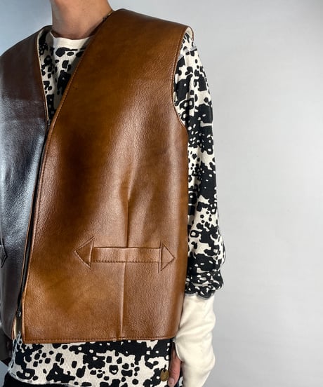 70s Euro Vintage Leather Vest