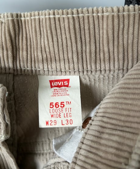 97s Levi's 565 Corduroy Pant