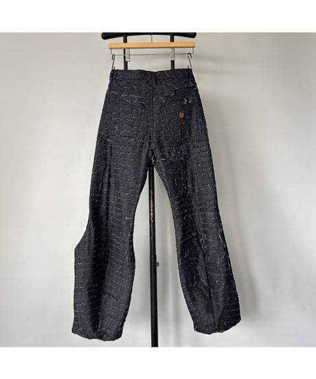 NAM "TRUMPET PANTS" (FRINGE DENIM)
