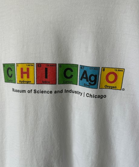 00s CHICAGO "Element Symbol" s/s tee M