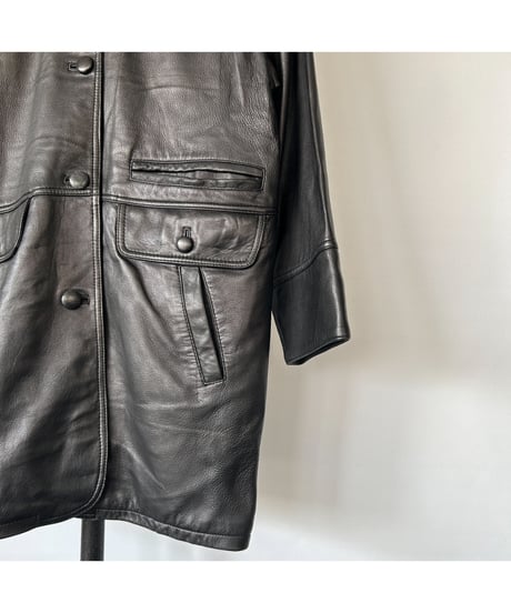 Ram leather Car Coat