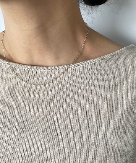 Vintage Italy 925 tiny chain necklace design ⑩