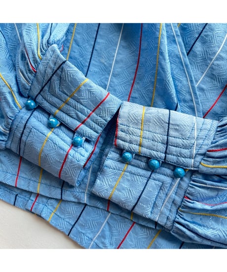 Europe vintage silk design blouse