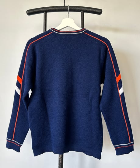 Navy Line Knit